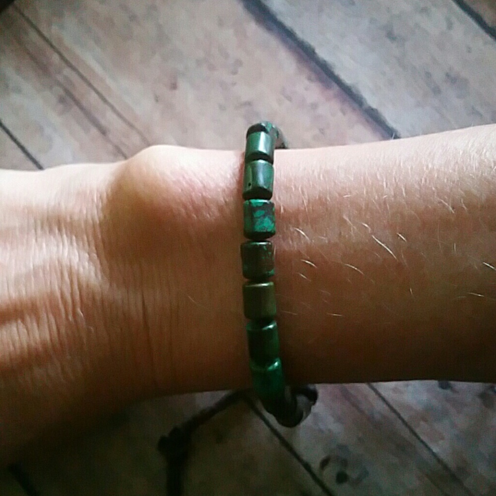 Turquoise green bracelet